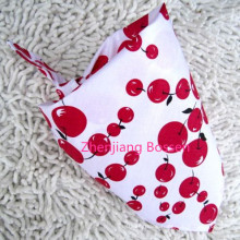 Promotional Custom Made Cherry Printed Girls Cotton Triangle Bandana